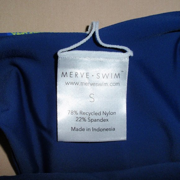 NWT Merve One Piece Pixie Bagheera Swimsuit Reversible Tiger Blue Ties C… - Picture 11 of 14